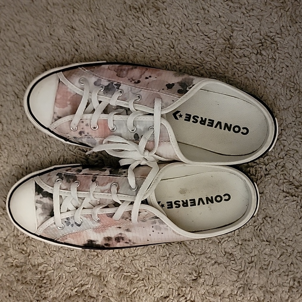Mule Style Converse, Tie Dye Pink and Purple